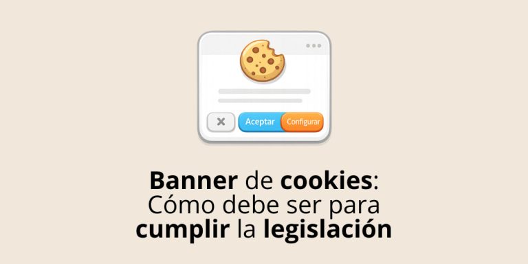 Banner cookies legal en España