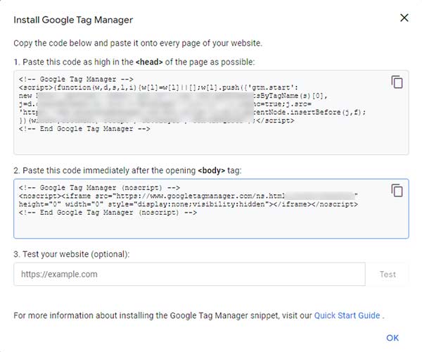 codigo tag manager google