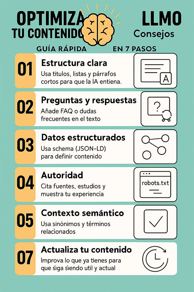 consejos optimizar contenido llmo