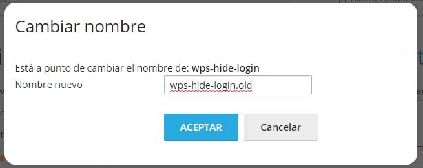 ejemplo cambiar nombre wps login