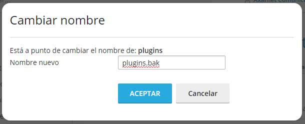 ejemplo cambio nombre carpeta plugins