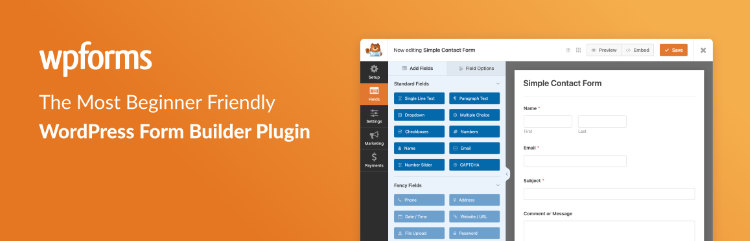 plugin wpforms lite