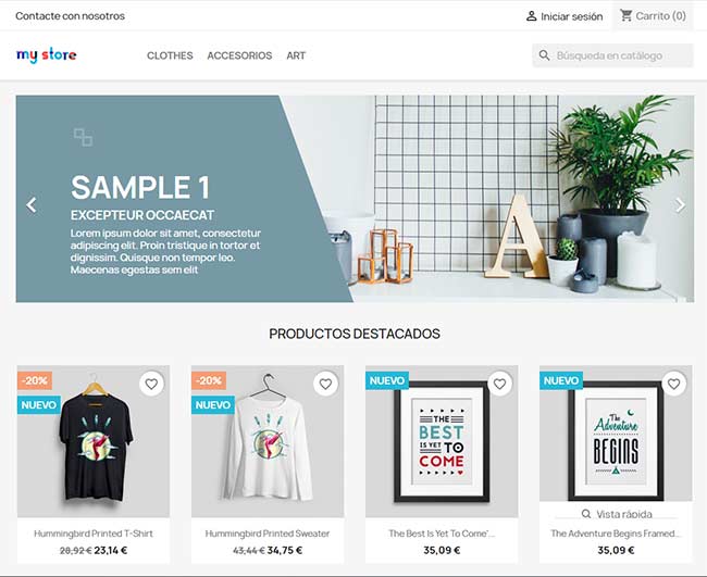 prestashop tienda