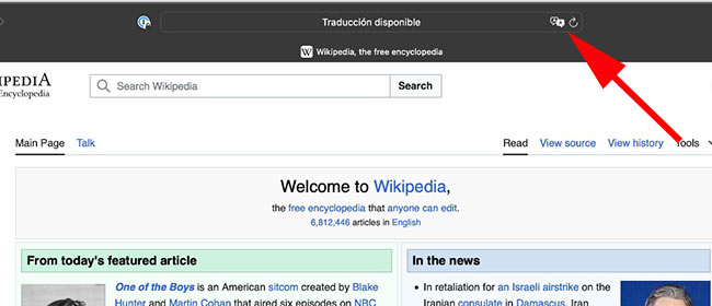 traducir web safari 