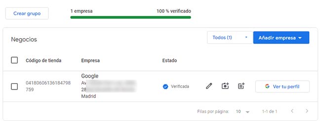  verificar perfil empresa 